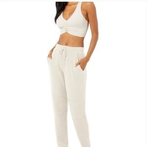 Alo Micro Waffle Fireside Pant - S